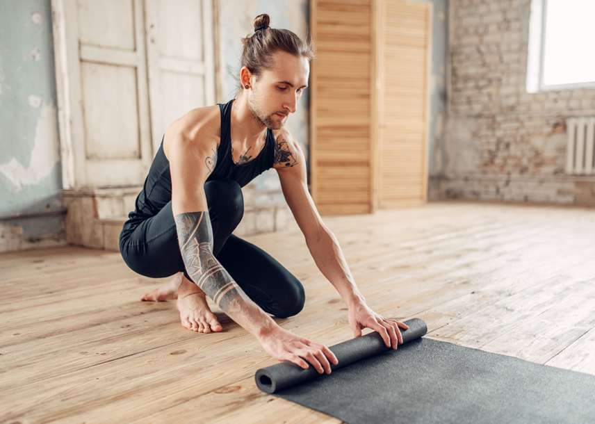 Easy full-body yoga workout for men 